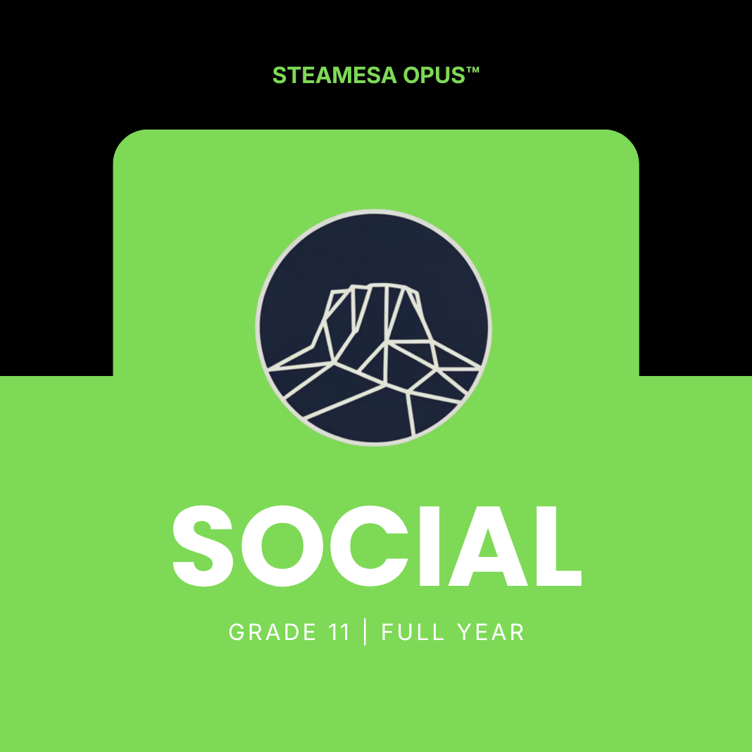 STEAMESA OpUs Social Studies — Grade 11 | Full Year